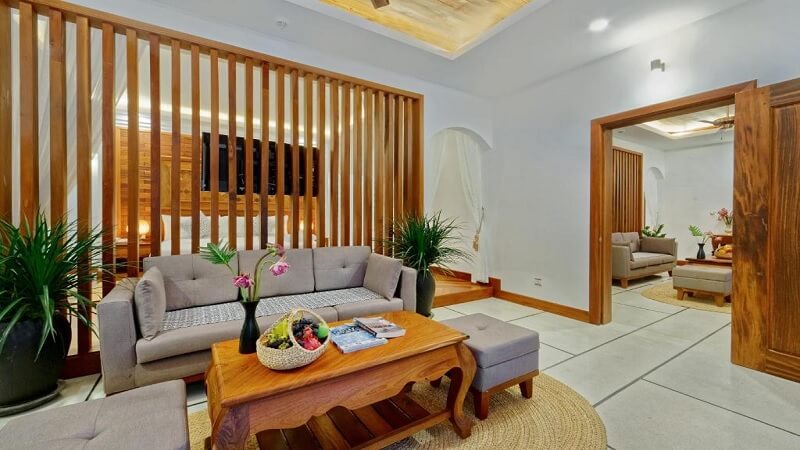 Family suite two bedrooms pool access