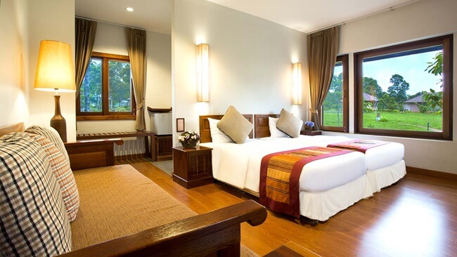 Deluxe twin/double villa