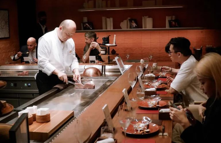 Hibana by Koki Michelin starred Japanese restaurant in Hanoi