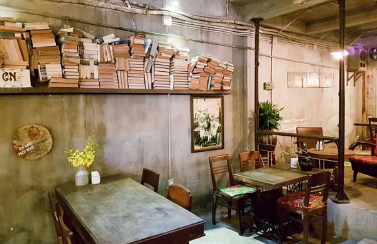 A vintage coffee shop in Danang