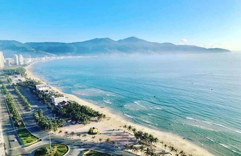 My An beach in Danang City