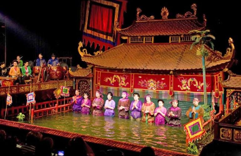 Dao Thuc water puppet village