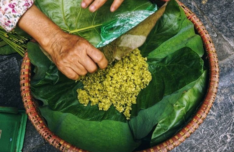 Vong Green Young Sticky Rice Village