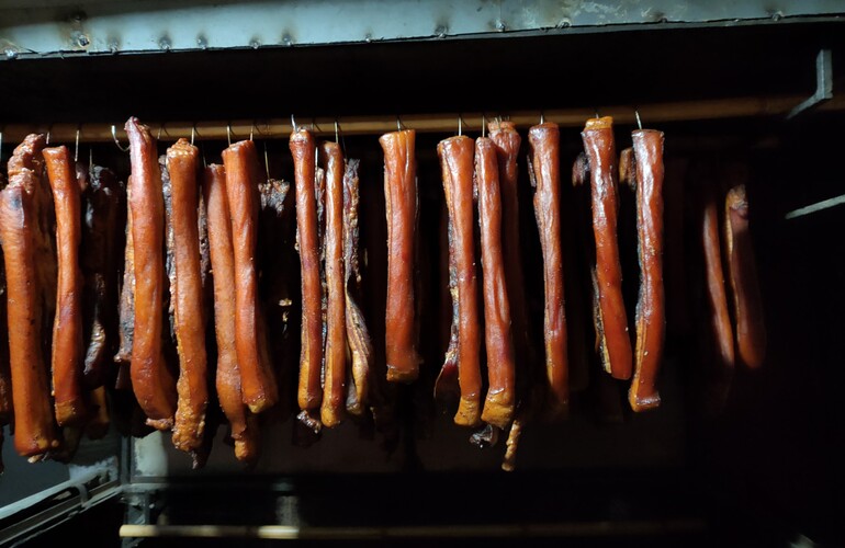 Hangging Cao Bang smoke pork 
