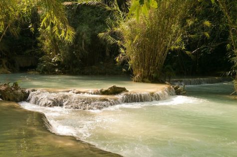 The natural beauty in Luang Prabang