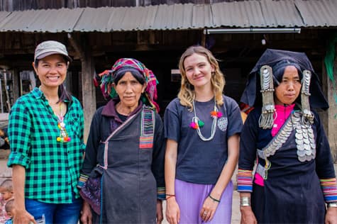 the H'Mong hill tribe and Thai Dam people