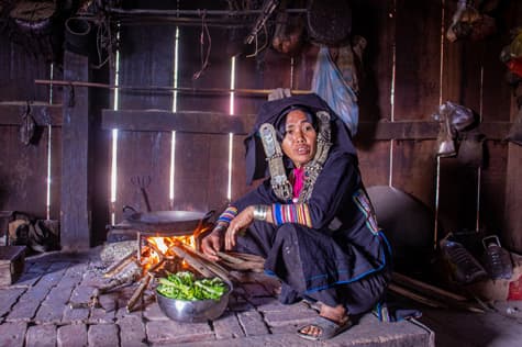 the H'Mong hill tribe and Thai Dam people