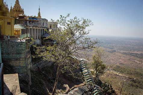 To reach the summit, you'll climb 777 steps, immersing yourself in the captivating story of Mt. Popa and its 37 Nats (spirits)