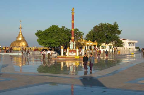 Visit Golden Rock and enjoy the fresh air, stunning sunrise