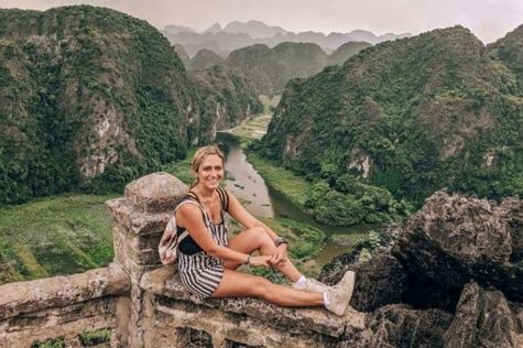 Beautiful sceneries on the top of Mua Mountain