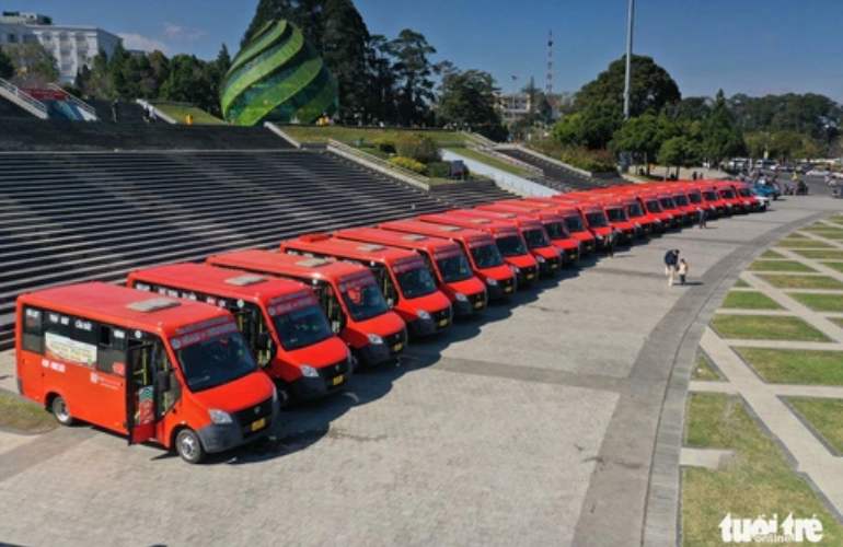 Dalat has regular bus services connecting it to other cities in Vietnam