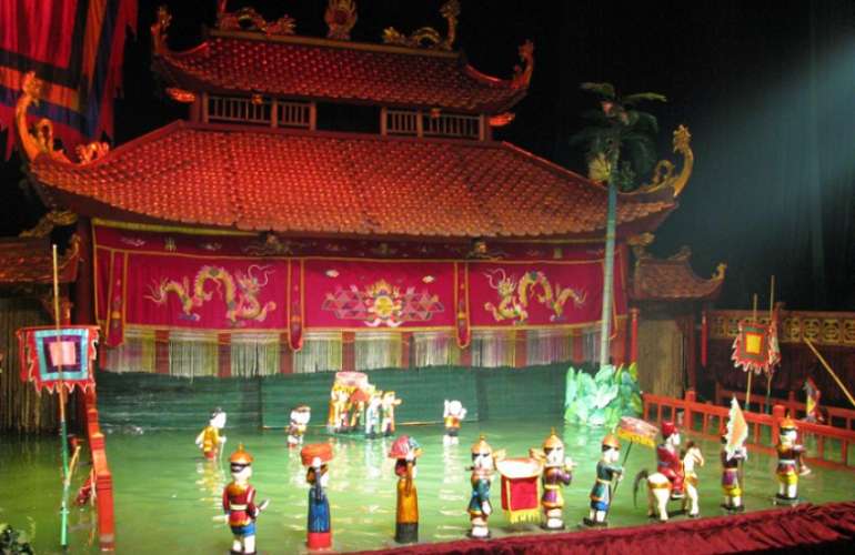 Water Puppet Show in Hanoi