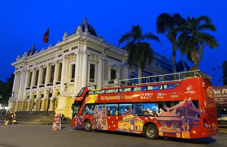 Double-decker bus tour