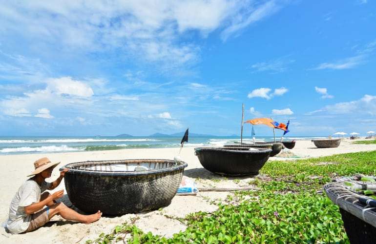 Hidden Beach in Hoian